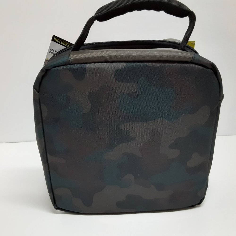 Arctic Zone Antimicrobial Lunch Box with Ice Pak Container + Water Bottle (Camo) - Picture 2 of 6